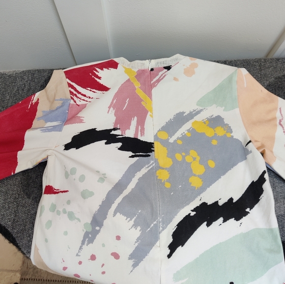 Stella & Mavis Abstract Paint Splatter Top - Small - Picture 9 of 11